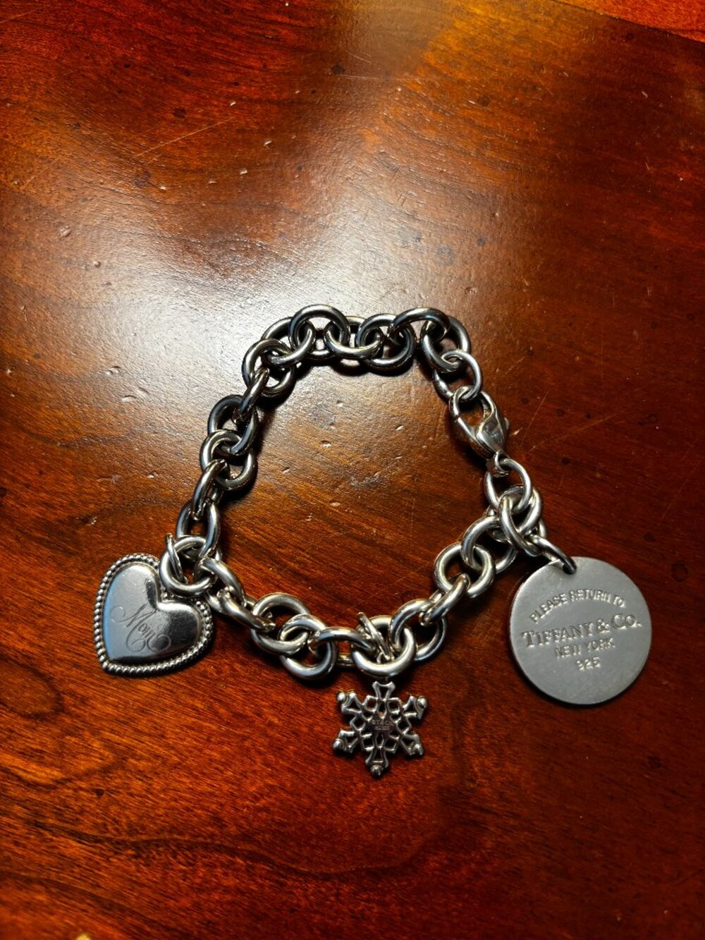 Tiffany charm bracelet